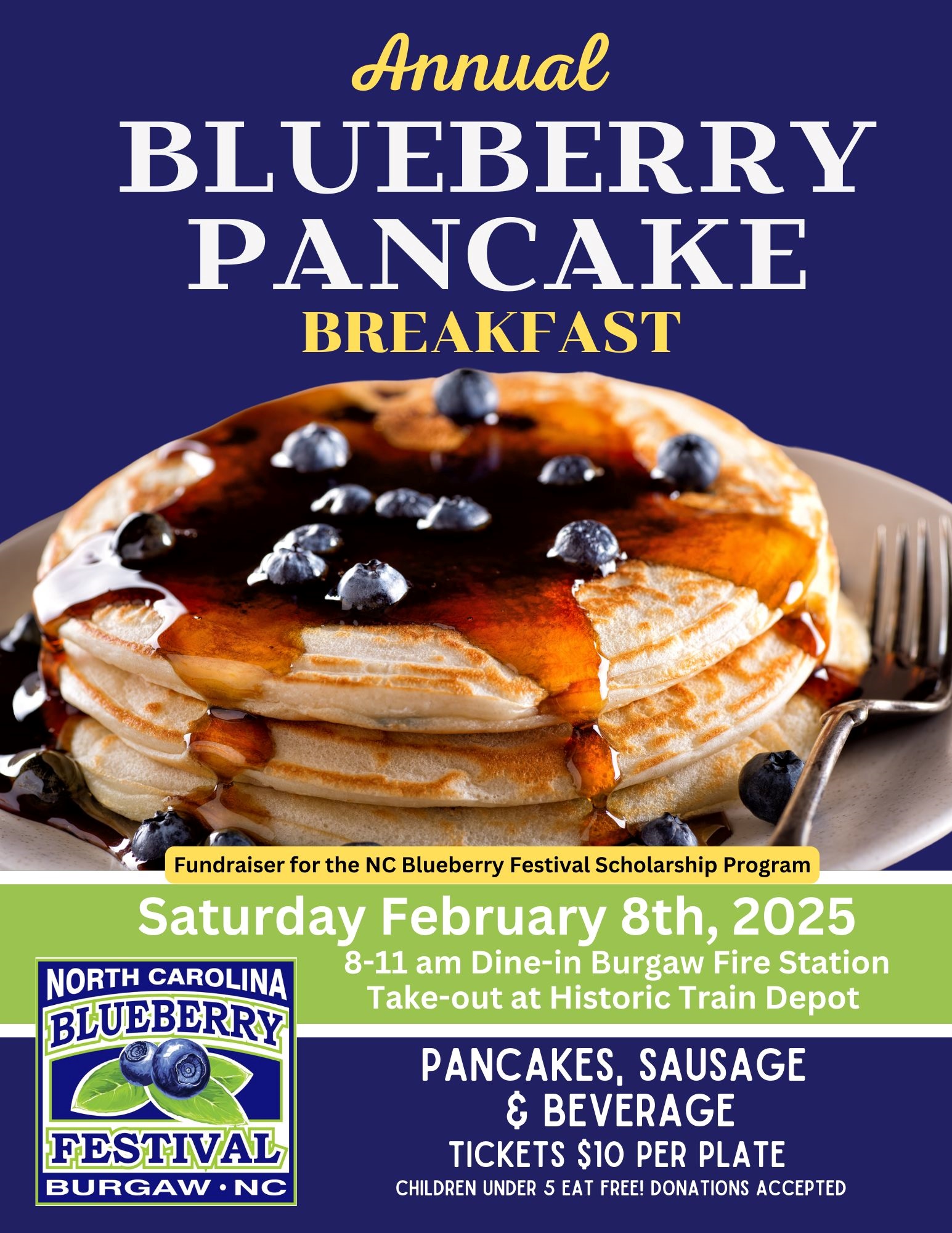 Annual Blueberry Pancake Breakfast